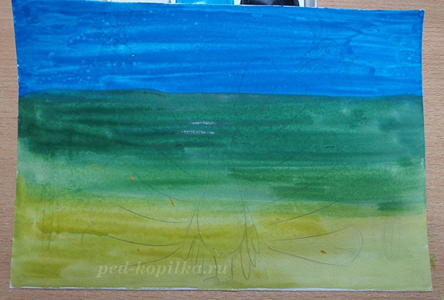 Попугаи и павлин