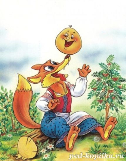 Лиса и колобок в технике текстильной аппликации: часть 2