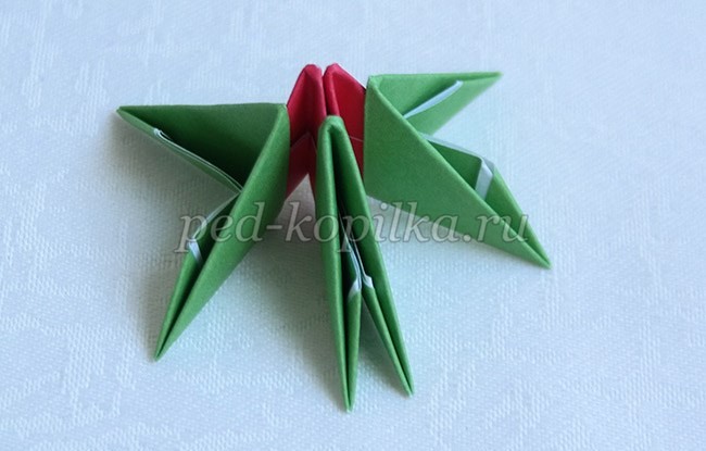 Модульное оригами рыбка: мастер-класс