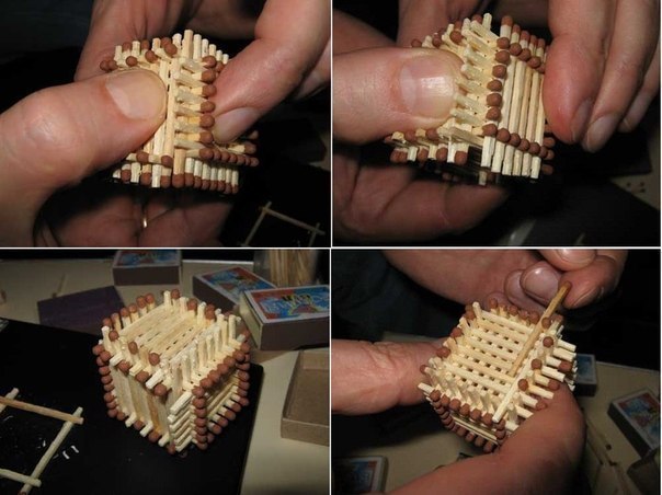 Домик из спичек Домик из спичек