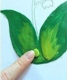 ​Оригинальный способ нарисовать ландыши