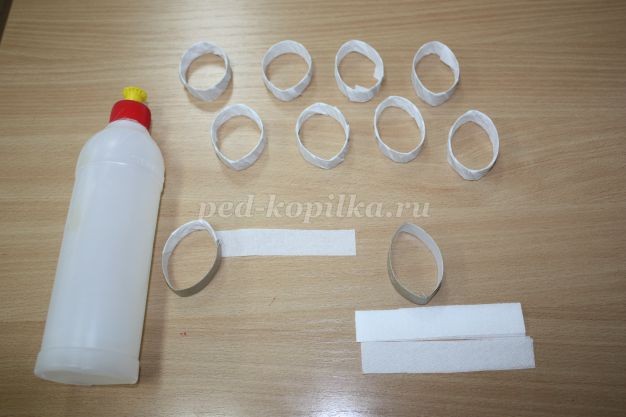 Овечка из бумажных цветов: часть 1