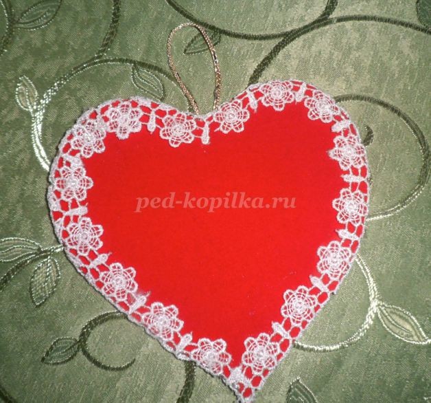 ​Сердечко в технике скрапбукинг: мастер-класс