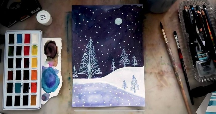 Снежный февраль