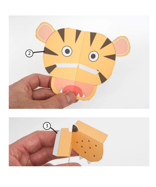 ​Объемная открытка "Тигр"