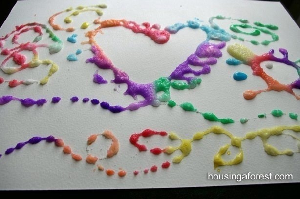 Рисуем солью