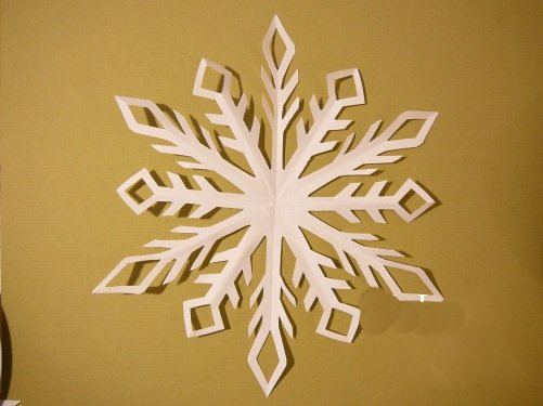 Снежинка с 6 лучами Снежинка с 6 лучами