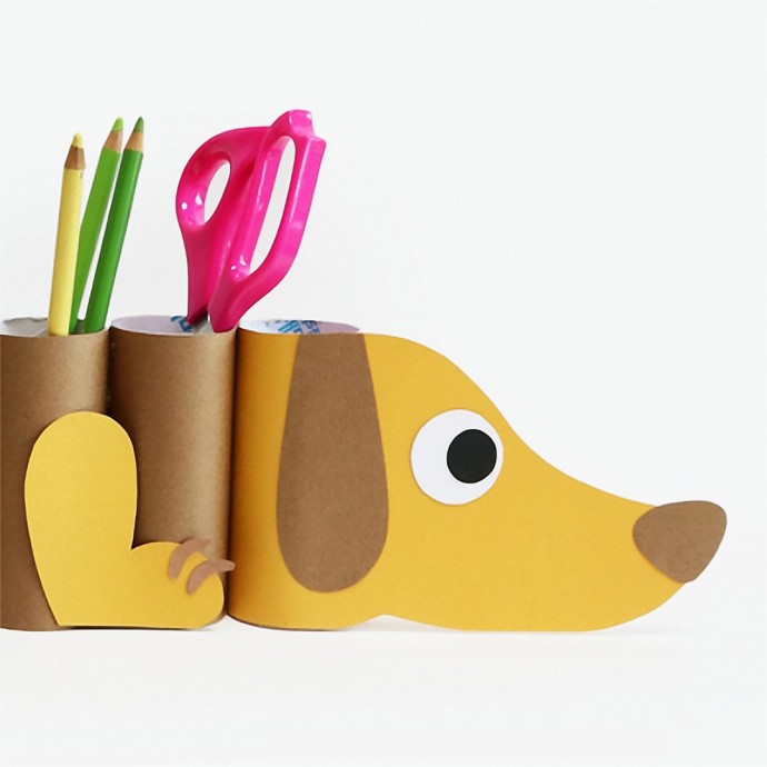 Собачка-карандашница Собачка-карандашница