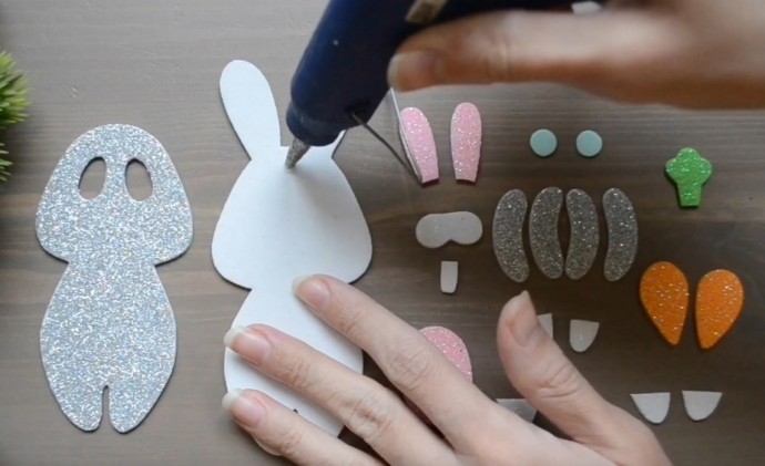 Зайчики из фоамирана