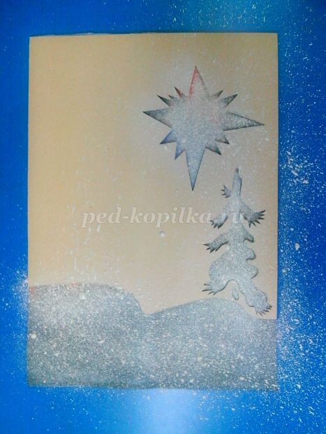 Нетрадиционная техника рисования "Северный олень", набрызг, часть 1 Нетрадиционная техника рисования "Северный олень", набрызг, часть 1