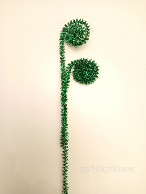 Новогодняя композиция детскими руками: часть 1