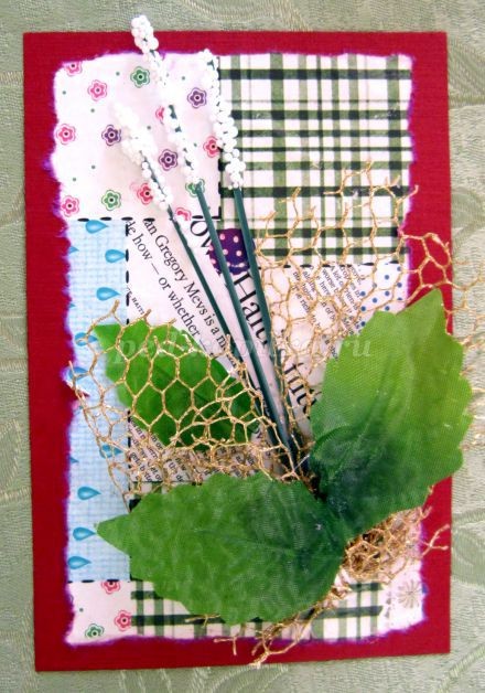 Открытка детскими руками в технике скрапбукинг: часть 2 Открытка детскими руками в технике скрапбукинг: часть 2