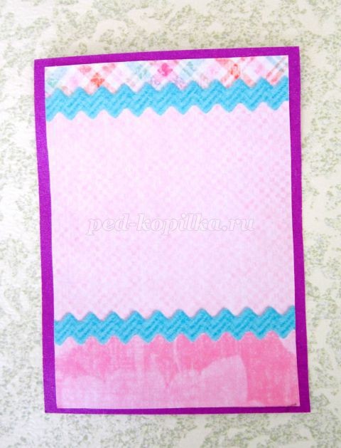 Открытка с цыплятами в технике скрапбукинг: часть 1 Открытка с цыплятами в технике скрапбукинг: часть 1