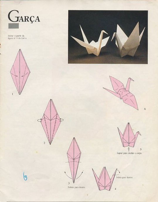 Птицы в технике оригами