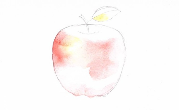 ​Рисуем с детьми наливное яблочко