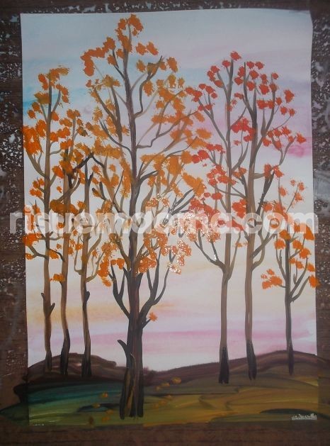 Рисуем с детьми осень Рисуем с детьми осень