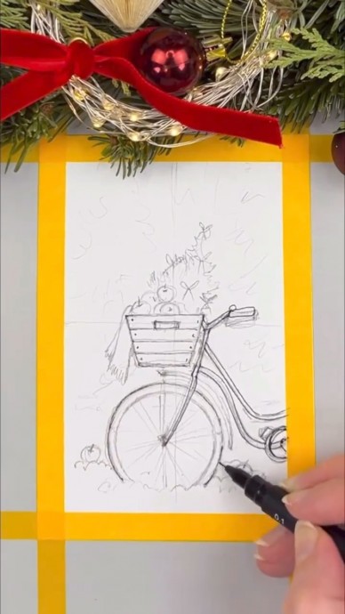 Рисуем зимнее настроение