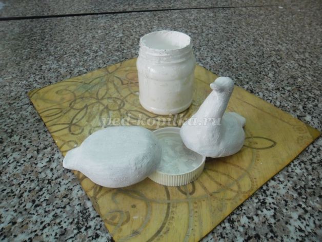 ​Шкатулка "Утица" из глины детскими руками: часть 3