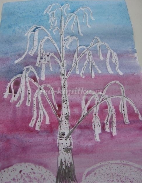 ​Белая берёза под моим окном