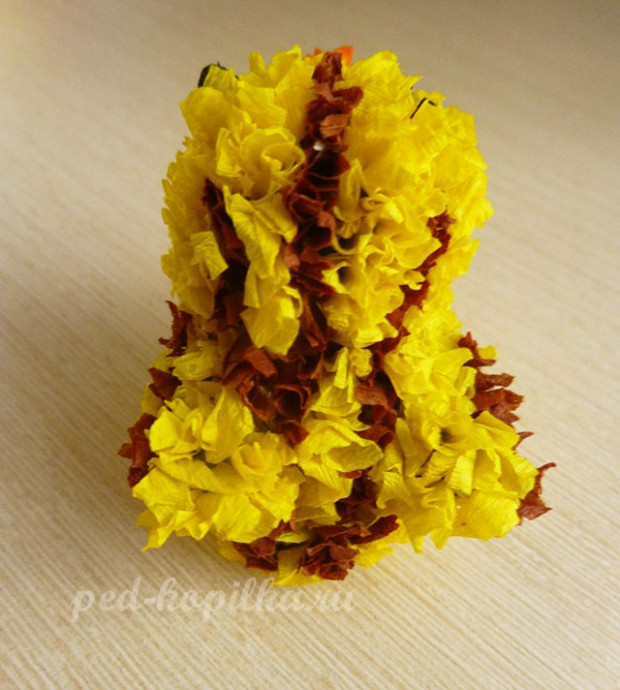 Торцевание на пластилине: цыпленок и курица Торцевание на пластилине: цыпленок и курица