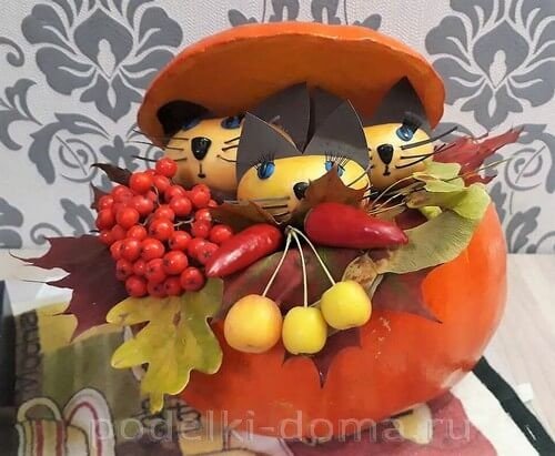 Необычные композиции из тыковок Необычные композиции из тыковок