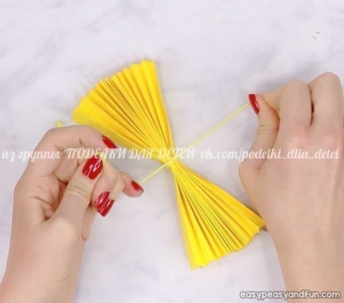 Птенчики из цветной бумаги