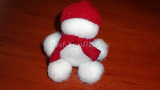 Снеговик из синтепона
