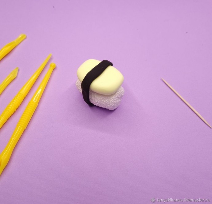 Лепка суши и роллов из полимерной глины Лепка суши и роллов из полимерной глины