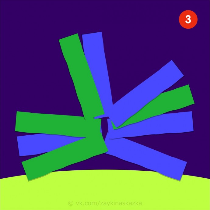 Аппликация из цветной бумаги "Павлин" Аппликация из цветной бумаги "Павлин"