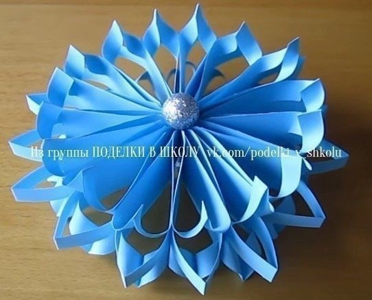 Снежинка с невероятным объёмом