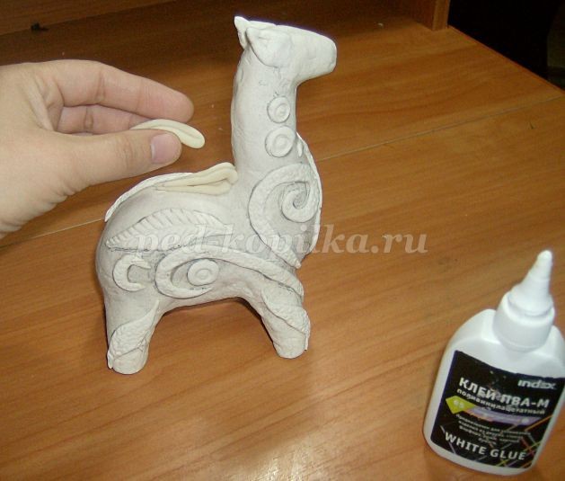 ​Лошадка из солёного теста: часть 2