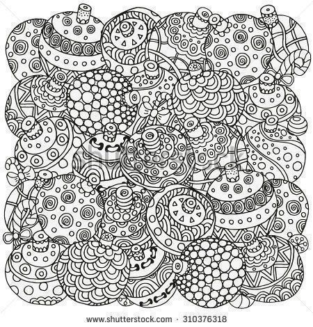 Новогодние раскраски-антистресс