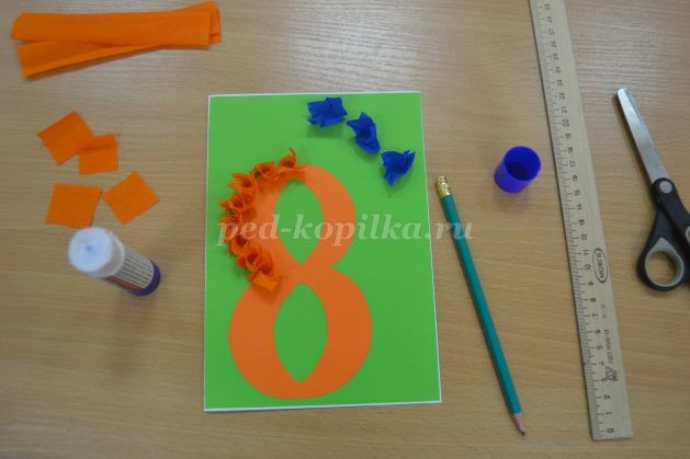 ​Подарок мамочке на 8 марта детскими руками: мастер-класс, часть 3