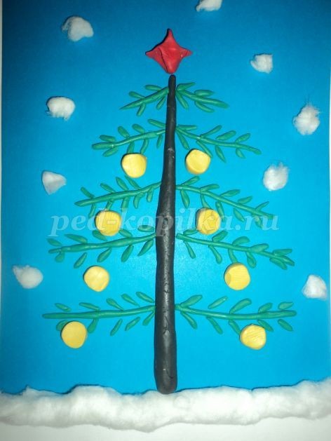 Дед Мороз из пластилина: часть 2