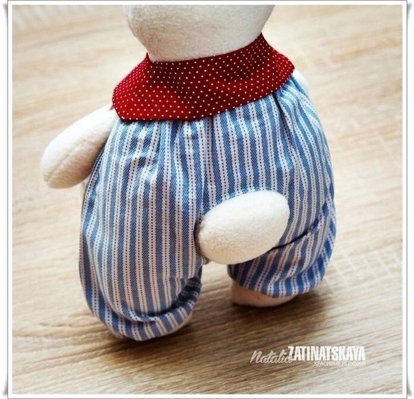 Зайка из ткани Зайка из ткани