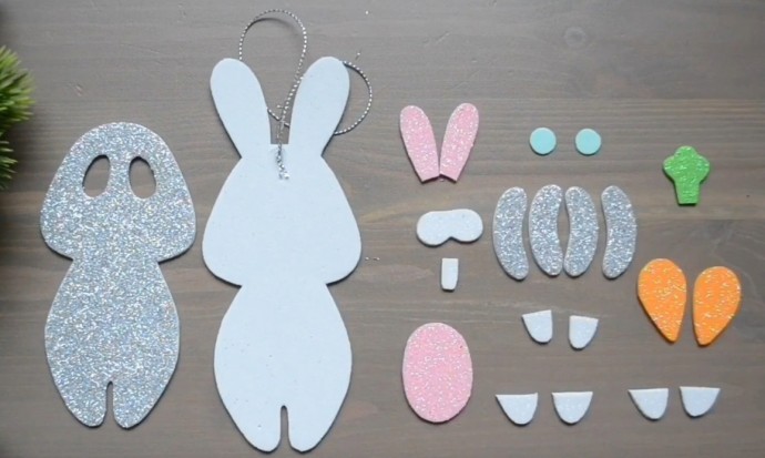 Зайчики из фоамирана