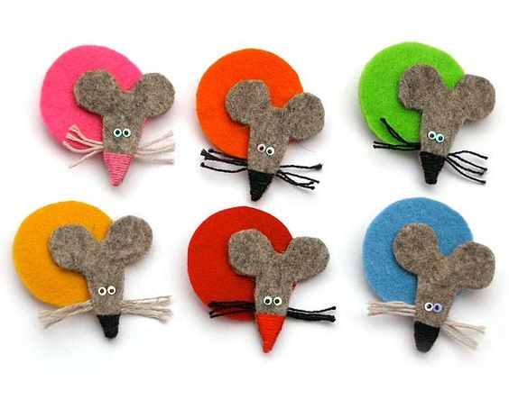 Милые мышата-крысята из фетра Милые мышата-крысята из фетра