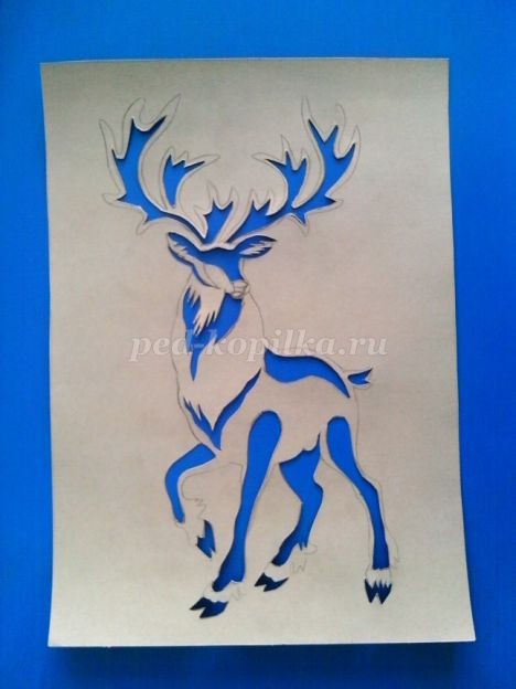 Нетрадиционная техника рисования "Северный олень", набрызг, часть 2 Нетрадиционная техника рисования "Северный олень", набрызг, часть 2