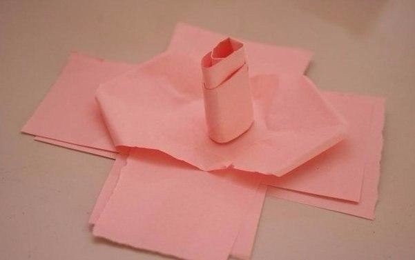 Нежные розы из бумаги Нежные розы из бумаги