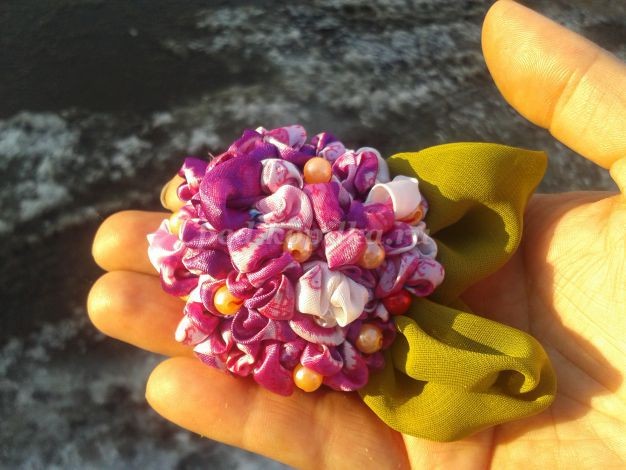 Детская брошь в японской технике "Комоно": мастер-класс, часть 2 Детская брошь в японской технике "Комоно": мастер-класс, часть 2