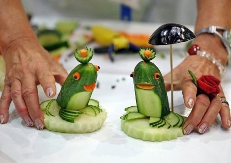 ​Идеи интересных поделок из овощей