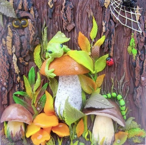 Лепим грибочки Лепим грибочки