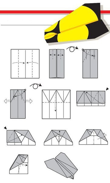 Модели бумажных самолетиков