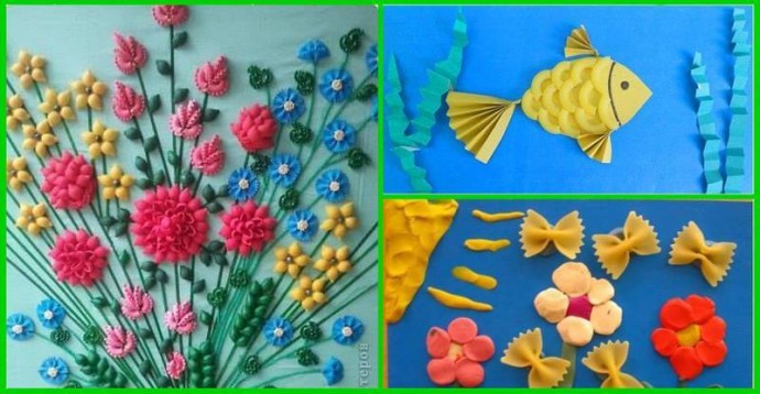​Поделки из макарон
