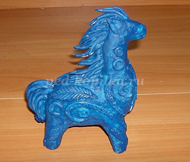 ​Лошадка из солёного теста: часть 2