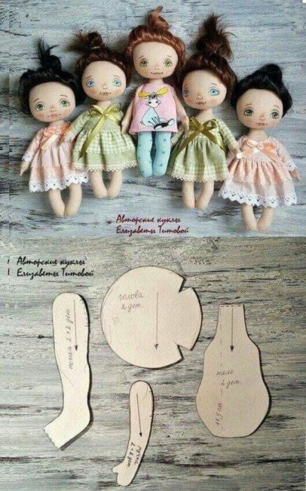 Куклы детскими руками