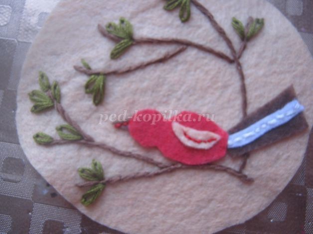 Подставка под кружку из фетра детскими руками: мастер-класс Подставка под кружку из фетра детскими руками: мастер-класс