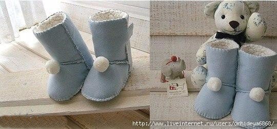 ​Шьем угги для кукол