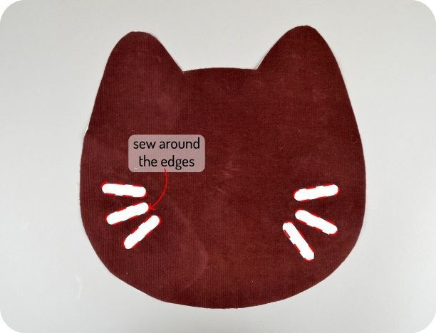 ​Сумка-кошка детскими руками