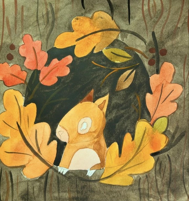 ​Белка в дупле